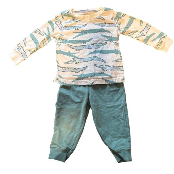 Carters Baby Boy 12 Months Alligator Outfit - Picture 1 of 5